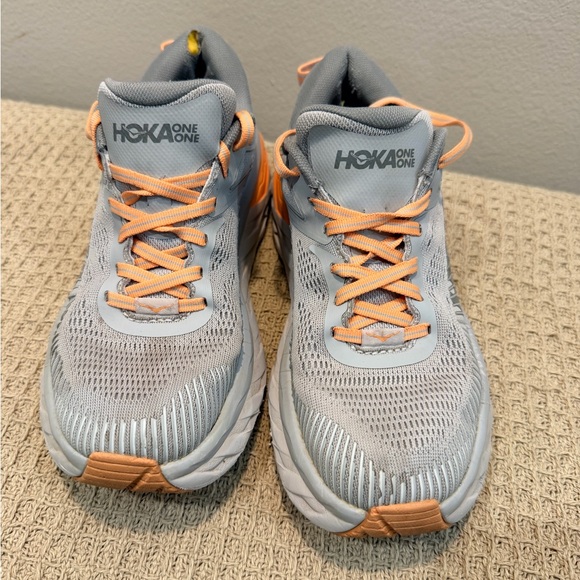 Hoka One One Womens Bondi 7 1110519 HMSH Gray Running Shoes Sneakers Size 7 - Picture 2 of 7